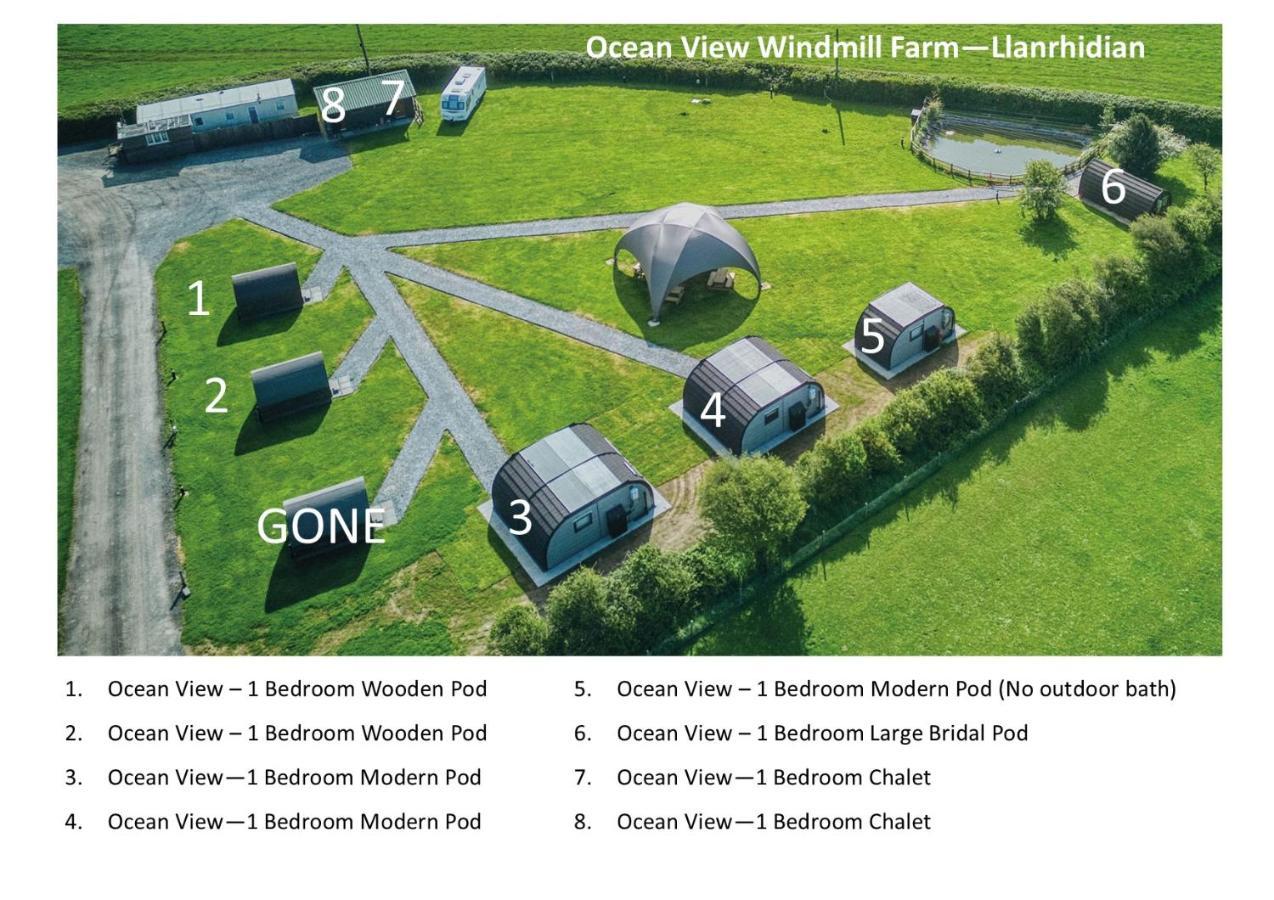 Ocean View 5 - 1 Bedroom Modern Pod - Llanrhidian Exterior foto